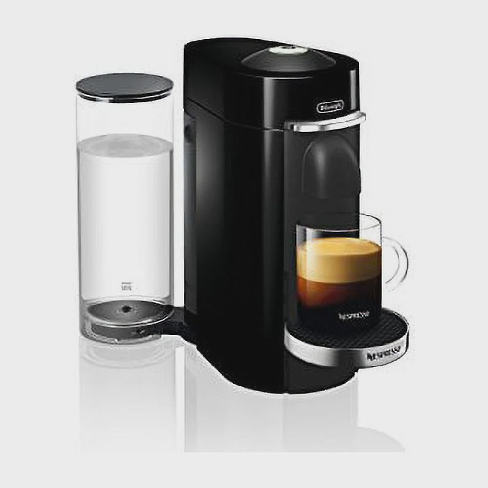 Nespresso New Vertuo Plus Deluxe Coffee and Espresso Machine by De'Longhi, Black, Single-Serve Brewers