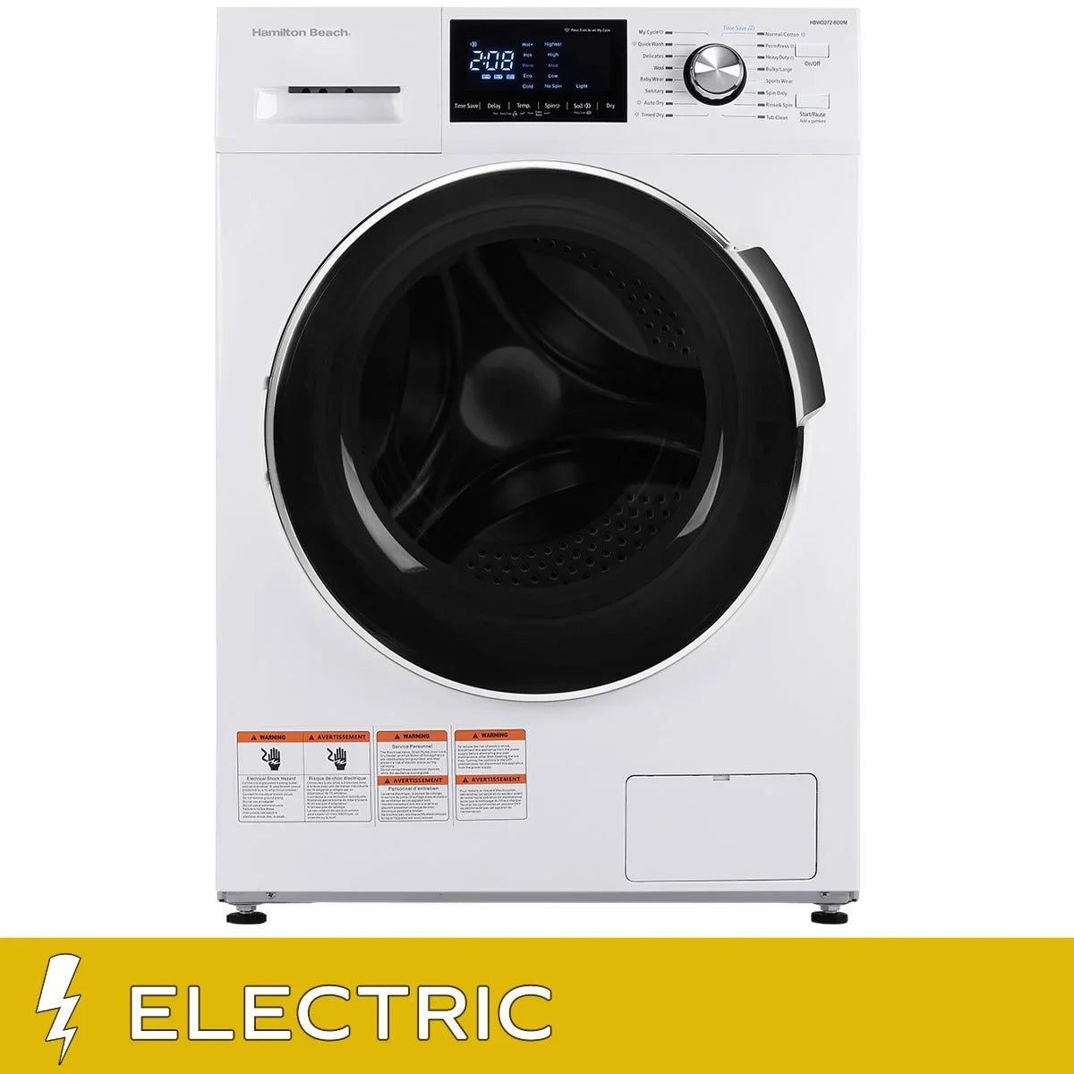 Hamilton Beach 24 in. 3.1 cu. ft. All-in-one Ventless Washer Dryer Combo