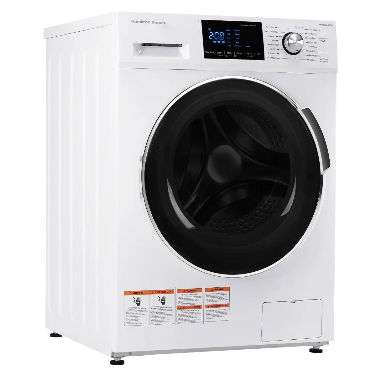 Hamilton Beach 24 in. 3.1 cu. ft. All-in-one Ventless Washer Dryer Combo