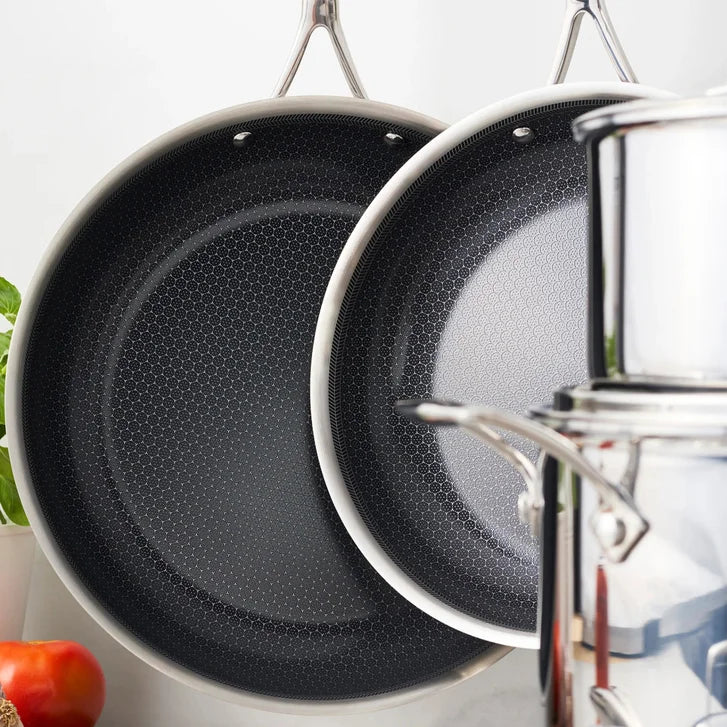 HENCKELS Paradigm Hybrid Ceramic Non-Stick Tri-ply Clad Cookware Set, 11-piece