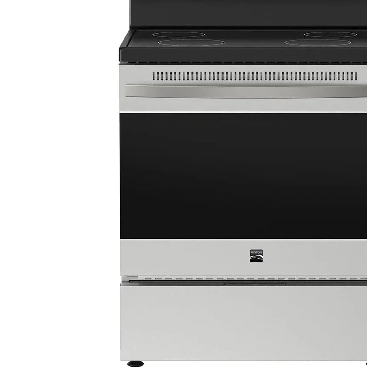 Kenmore 30 in. 5 cu ft. Stainless Steel Electric 4 Burner True Convection Range with Air Fry