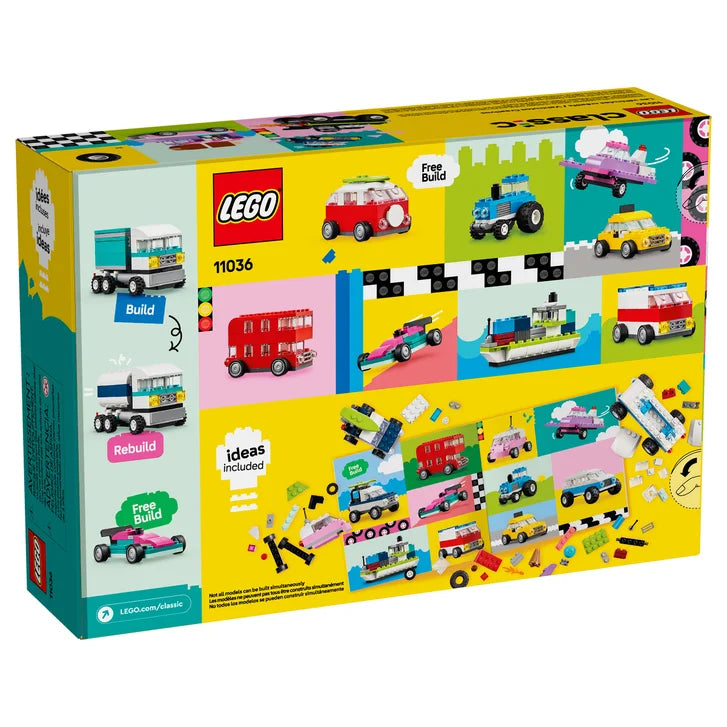 LEGO Classic Creative Vehicles Car Building Toy 11036