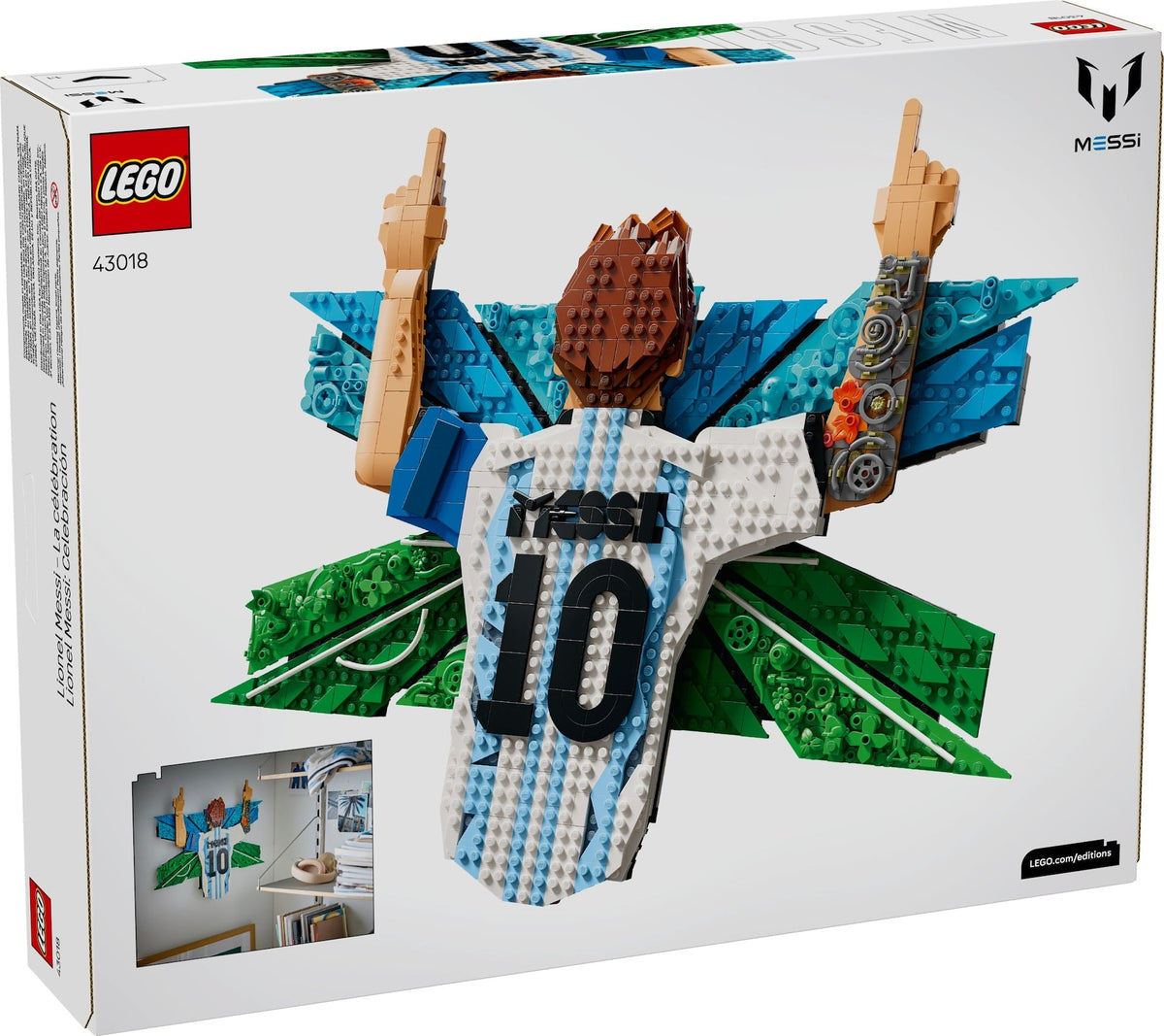 LEGO Editions Lionel Messi Celebration - 43018, 1427-pcs, Ages 14+