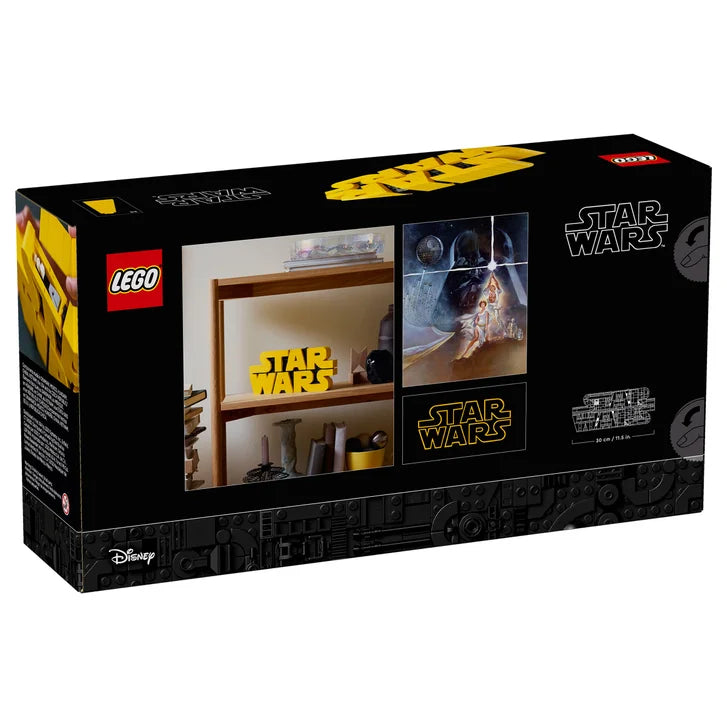 LEGO Star Wars Brick-Built Star Wars Logo Sign 75407