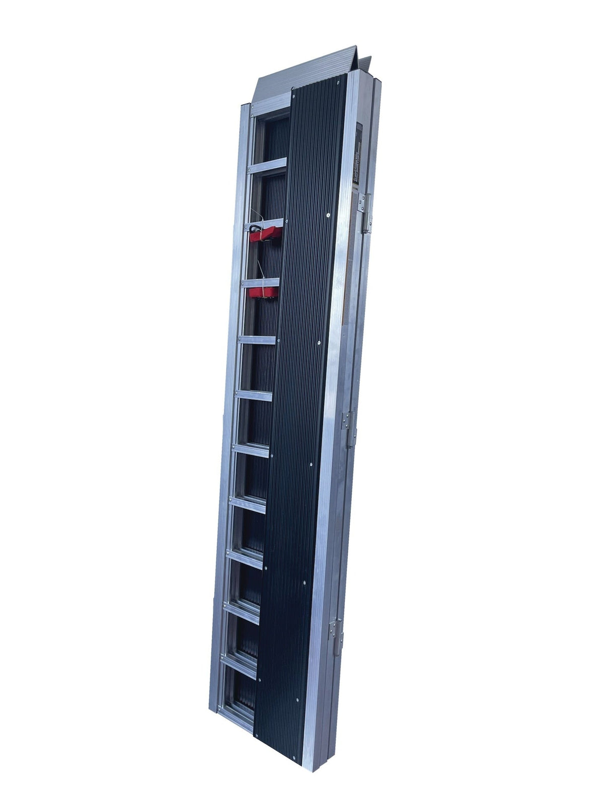 MaxWorks Aluminum Tri-Panel Folding Aluminum Loading Ramp, Non-Slip & Stable Base, 85 x 54-in, 1500-lb