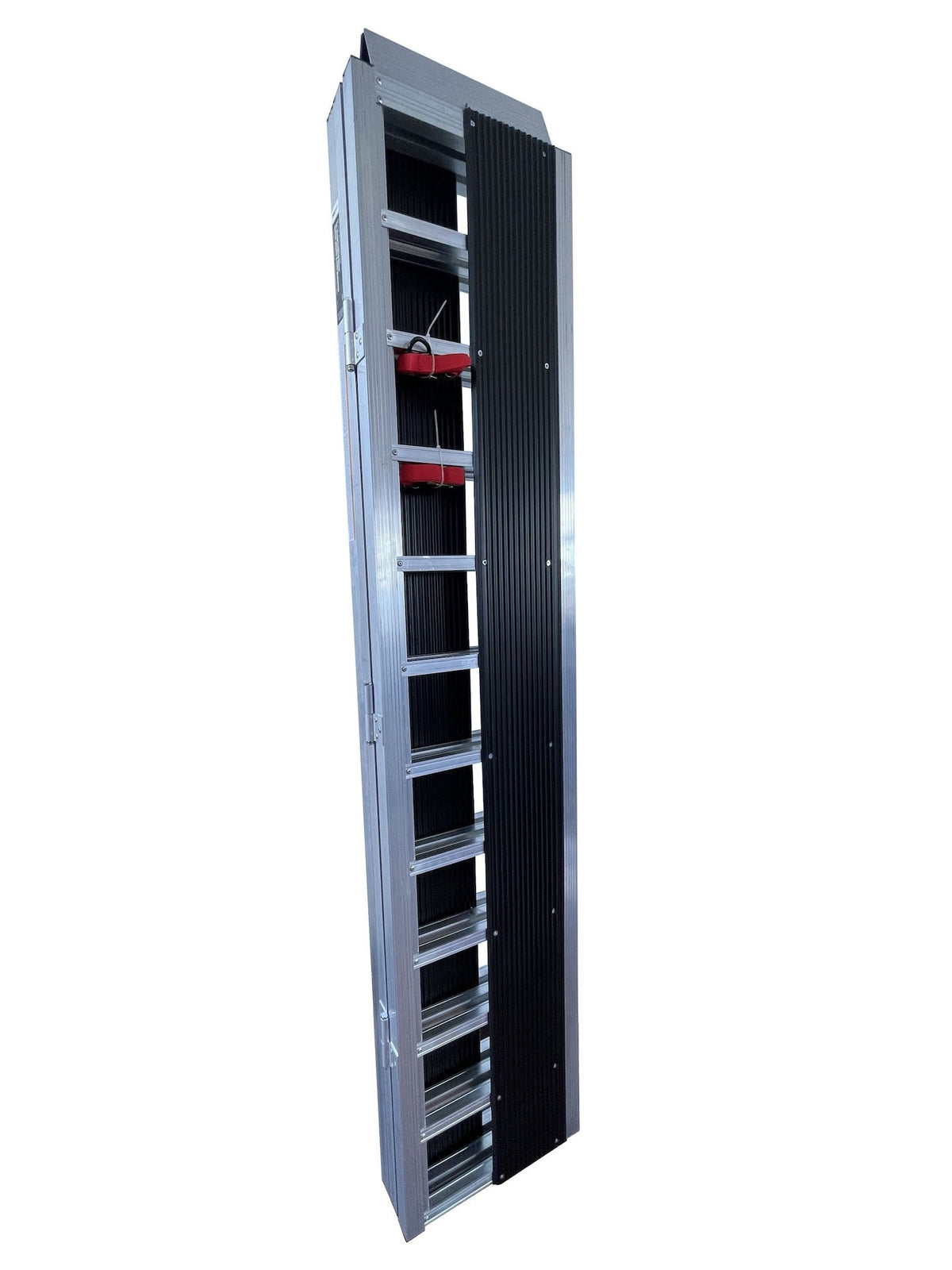 MaxWorks Aluminum Tri-Panel Folding Aluminum Loading Ramp, Non-Slip & Stable Base, 85 x 54-in, 1500-lb