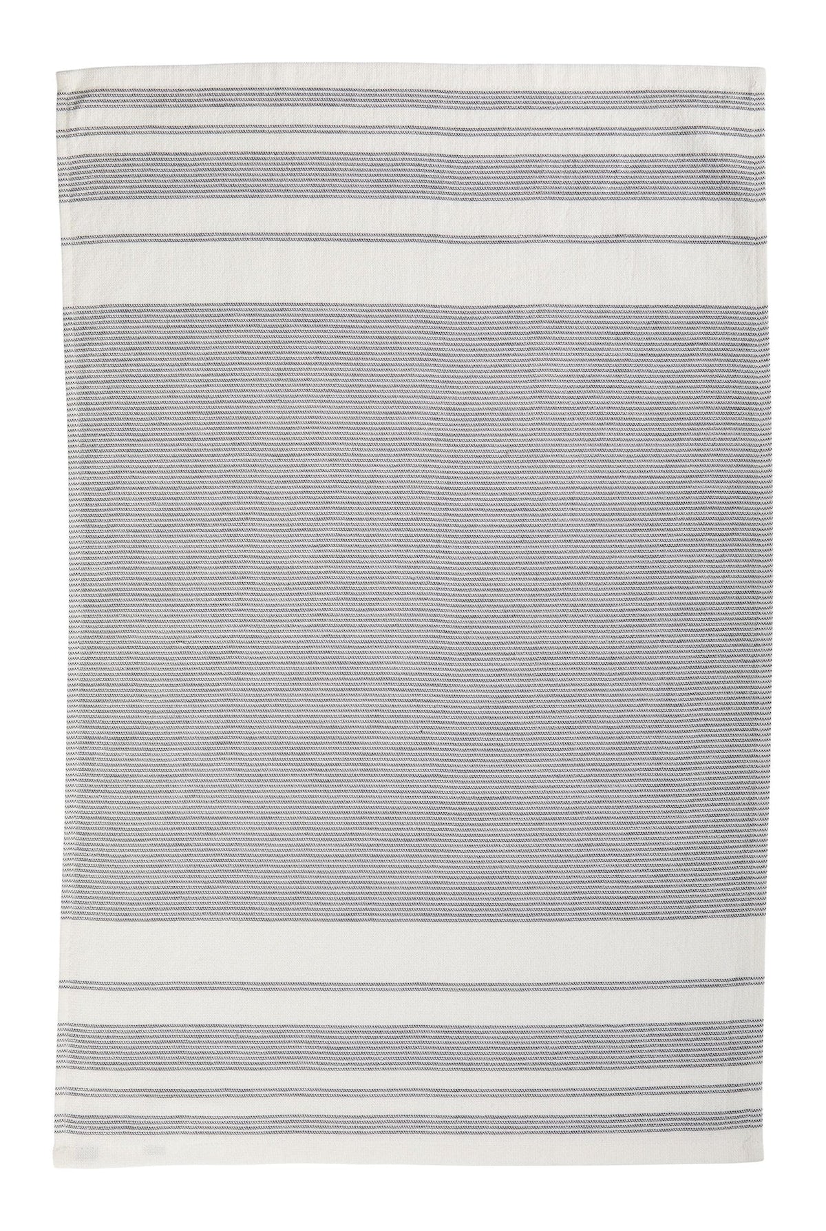 PADERNO All-Purpose Striped Cotton Terry Kitchen Towels, Grey, 2-pk