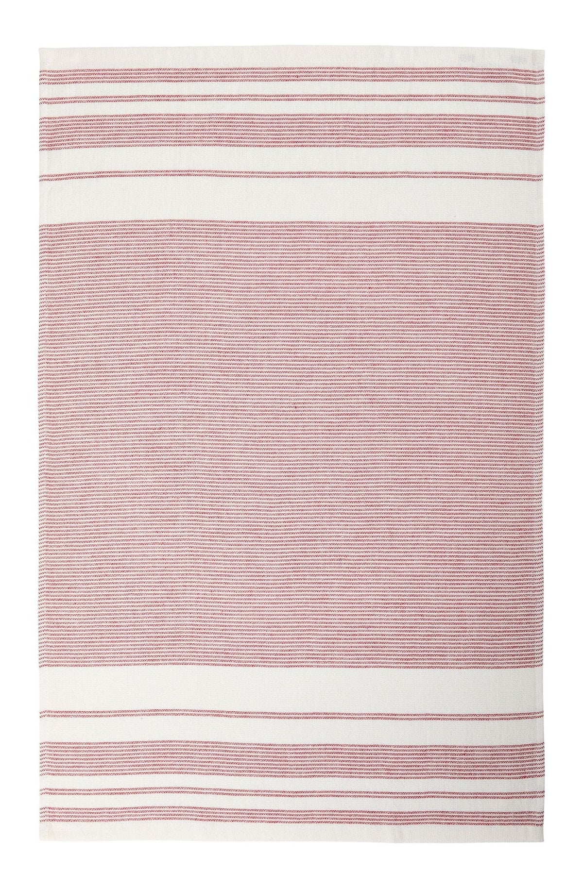 PADERNO All-Purpose Striped Flatweave Terry Kitchen Towels, Red, 2-pk