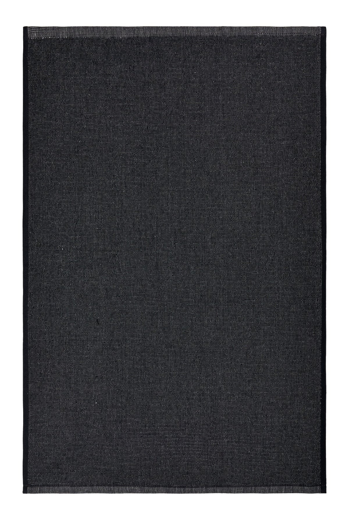 PADERNO All-Purpose Two-Tone Cotton Kitchen Towels, Black, 2-pk