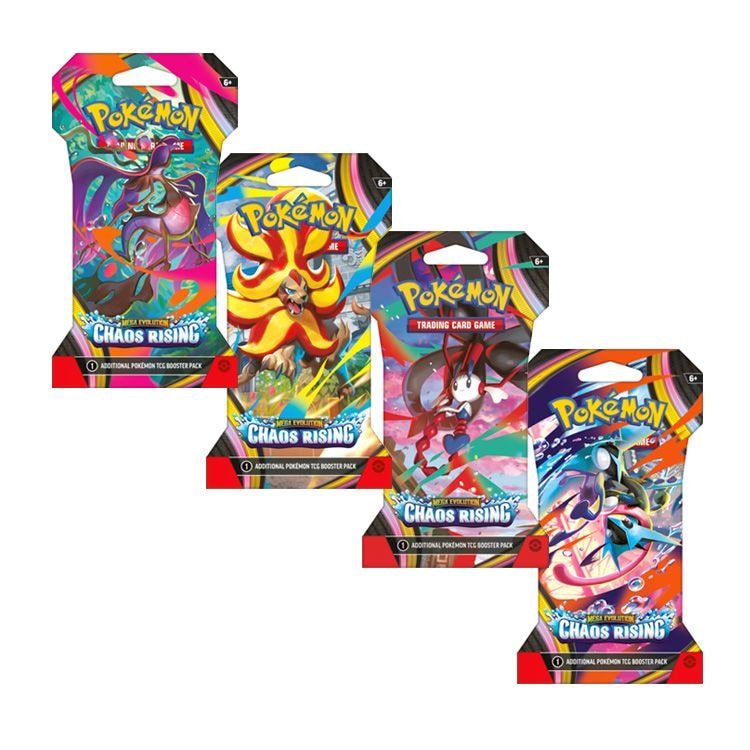 Pokémon TCG: Mega Evolution Sleeved Booster, Assorted Packs