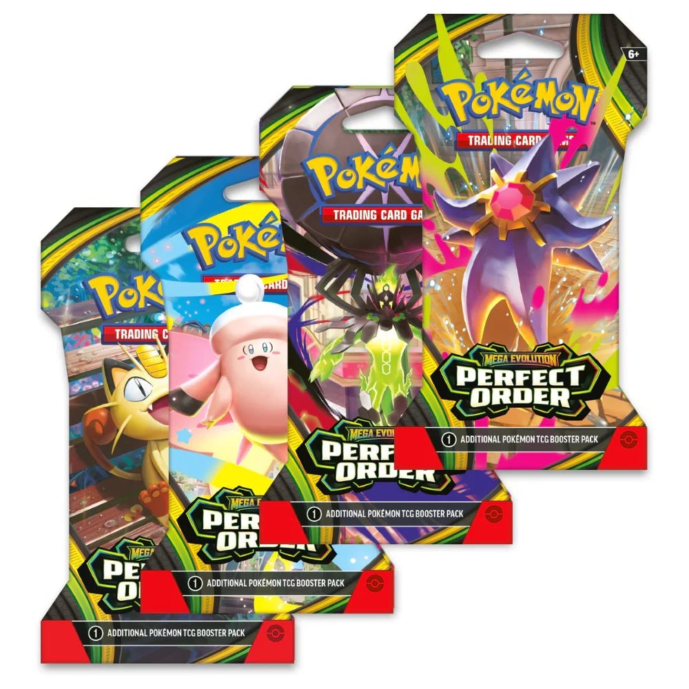 Pokémon TCG: Mega Evolution Sleeved Booster, Assorted Packs