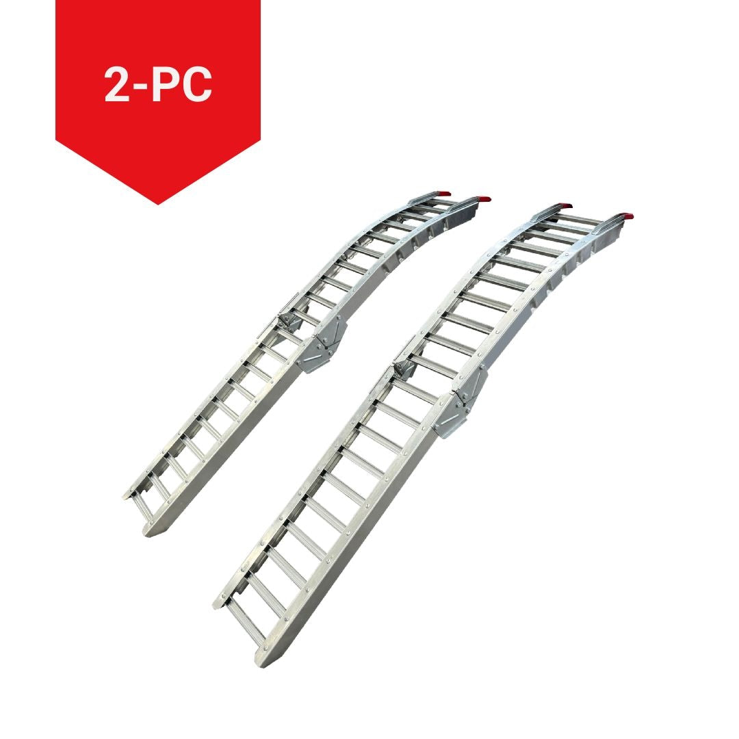 PRIME1 Steel Rung Folding Loading Ramp, Unassembled, 84-in, 2-pc