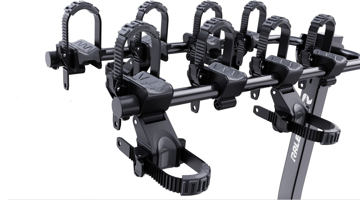 Raleigh 4 Dual Arm Hitch Mounted Hanging Bike Carrier, 4-Bikes