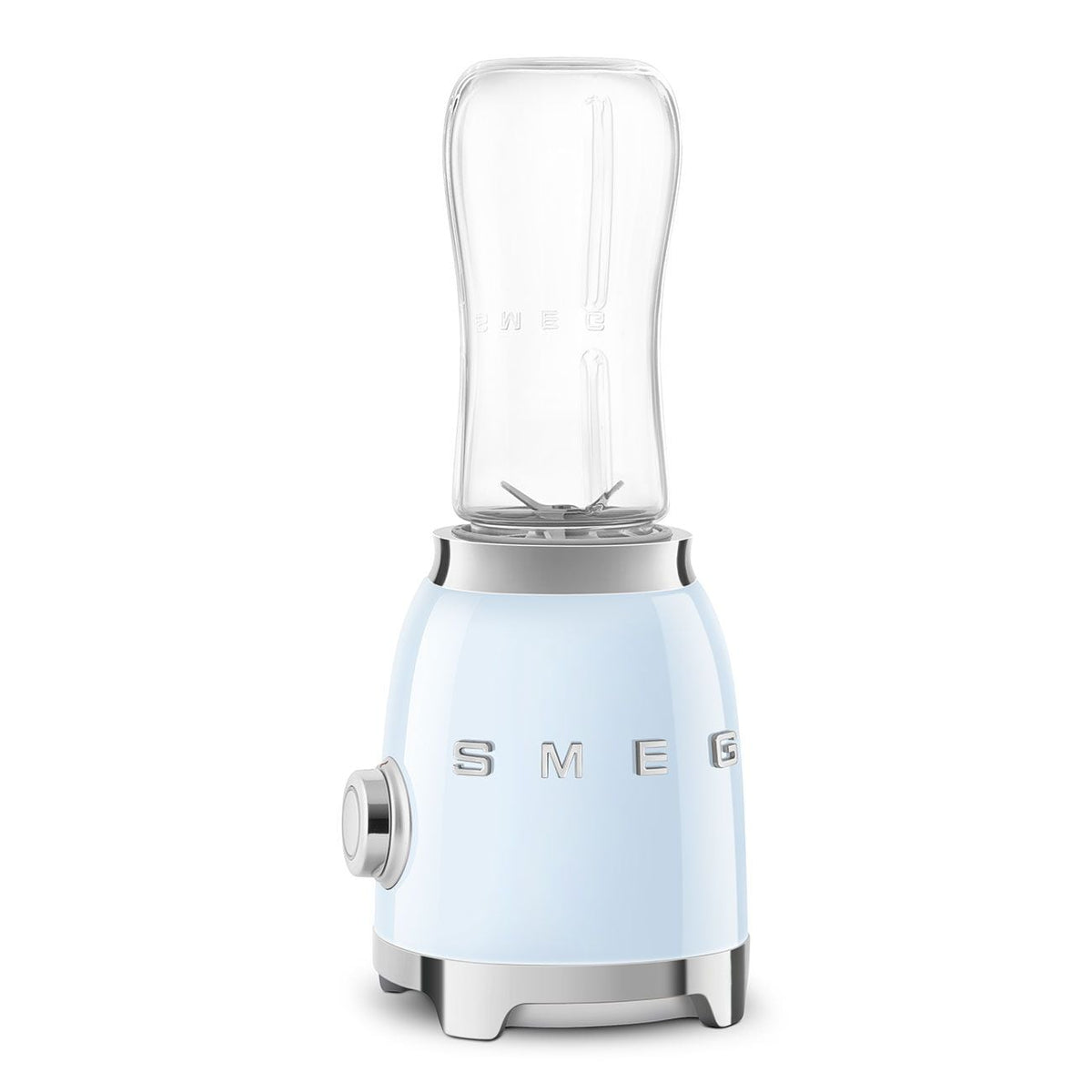 SMEG 300W Stainless Steel Personal Jar Blender, Pastel Blue