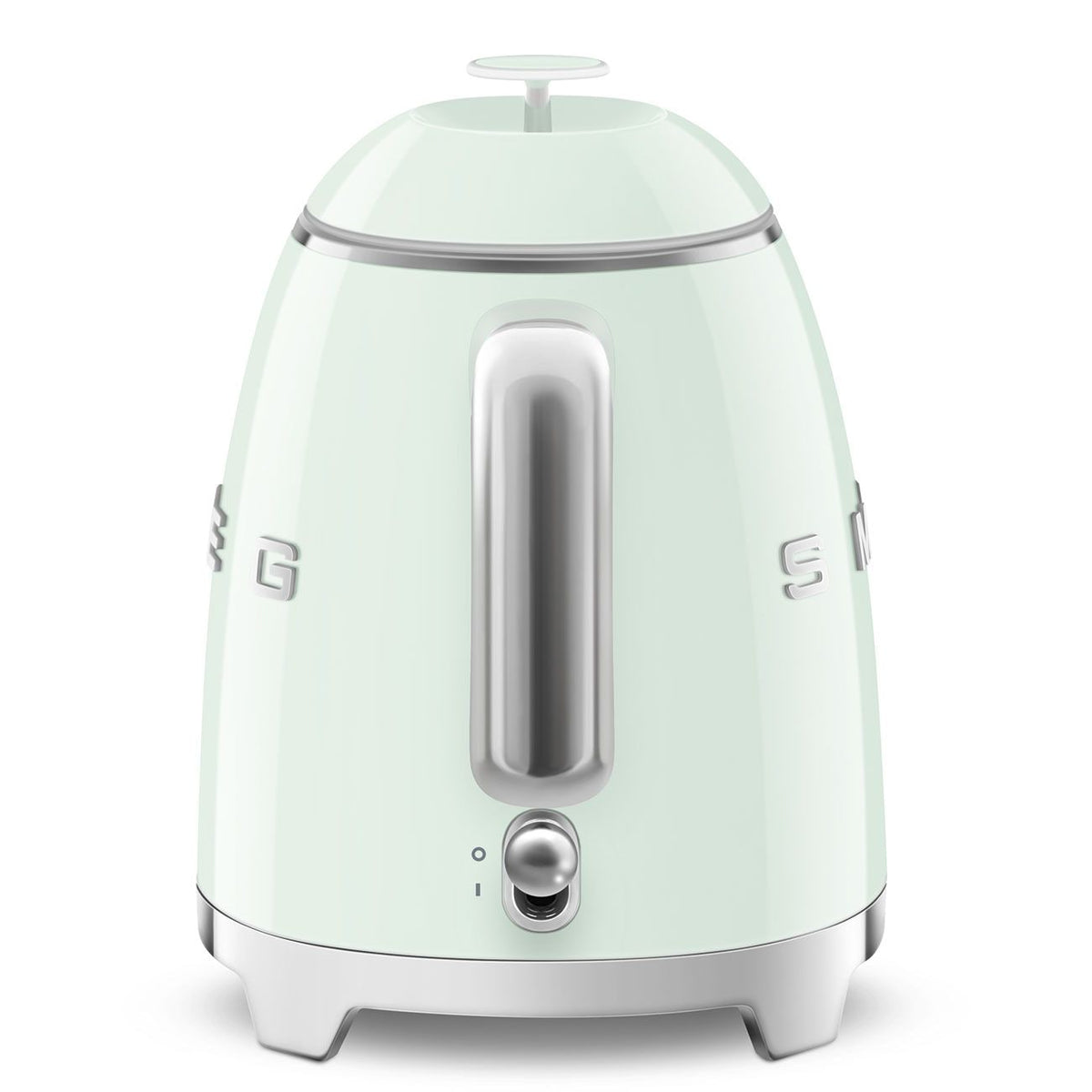 Smeg 50's 1400W Retro Style Electric Mini Countertop Kettle with Cordless Base, Pastel Green, 0.8-L