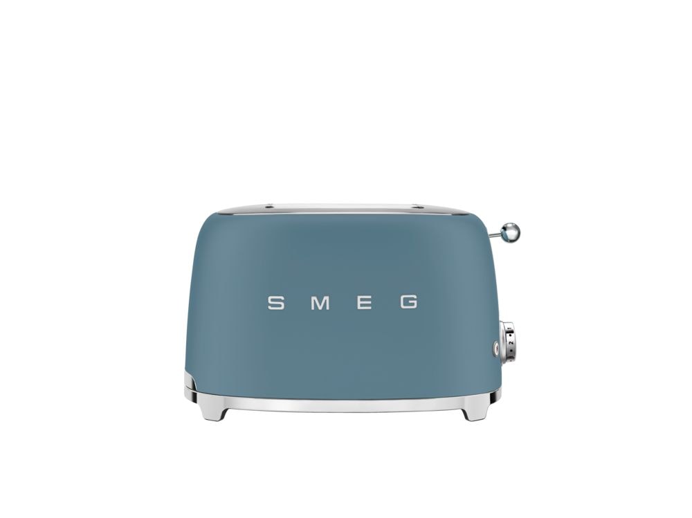 SMEG Compact 2-Slice Traditional Toaster, Storm Blue