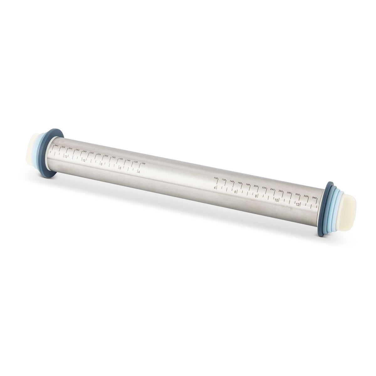 Vida by PADERNO Adjustable Stainless Steel Rolling Pin with Thickness Rings