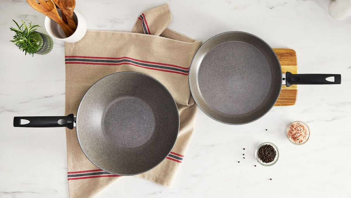 Zwilling 3-Piece Frying Set with 28-cm Frypan and 30-cm Wok