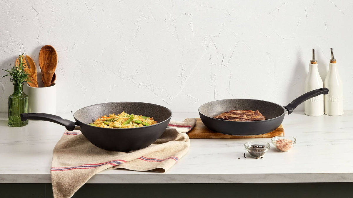 Zwilling 3-Piece Frying Set with 28-cm Frypan and 30-cm Wok
