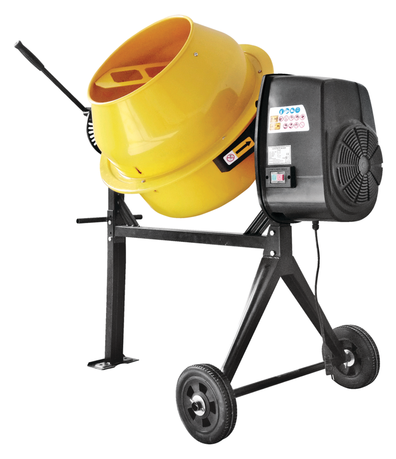 74013 5A Portable Electric Concrete Mixer, 115-L/4-cu-ft