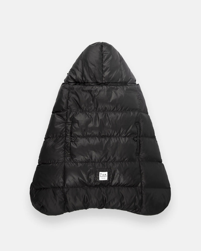 7AM Enfant Heavyweight, K-Poncho Black Plush