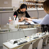 3200 lux brightness, 4 brightness adjustment modes, USB-C charging interface, anti-glare diffuser cover, flexible design, art and craftsmanship, sewing, nail salon application
