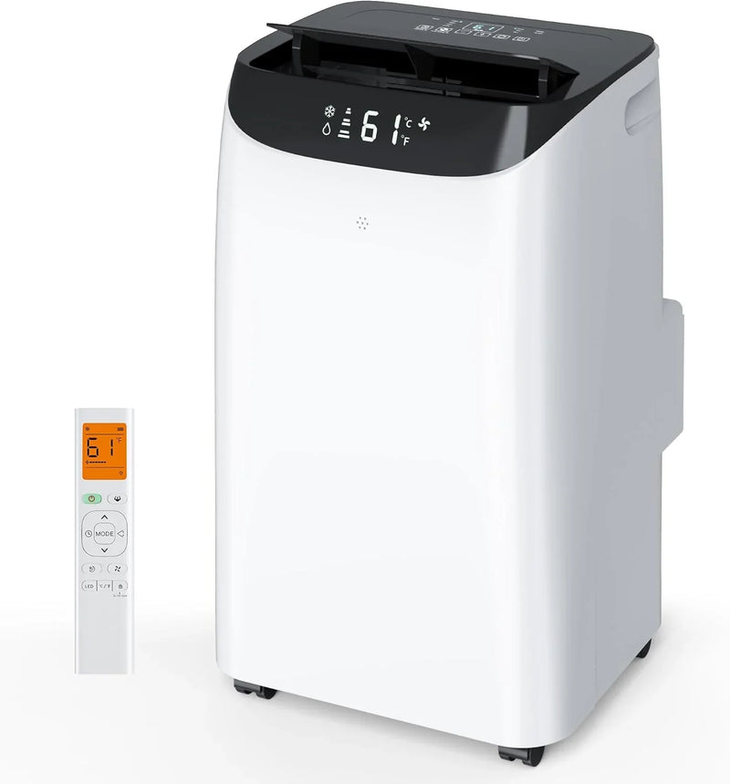 Inverter 16000BTU Portable Air Conditioners with Remote, Free Stand Cooling Portable AC Unit for Room up to 800 sq.ft, with Dehumidifier & Fan, Dual Hose, Quiet Sleep Mode(45dB), Windows Kit
