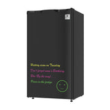 Arctic Chef 3.2 Cu. ft. Compact Refrigerator with Eraser Board Door, RFR326, Black