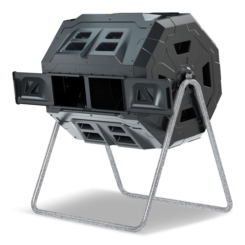 Algreen Tumbling Composter with Two Chambers