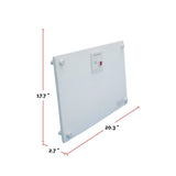 Amaze Heater Ceramic Electric Heater with Standard Mounting, 100W, White