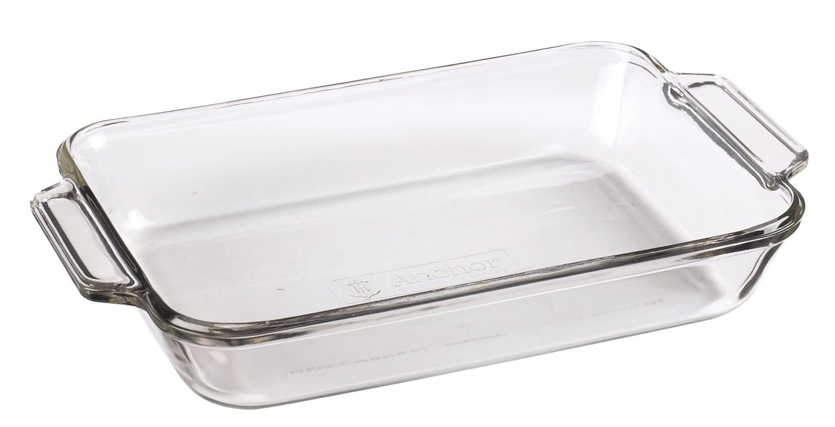 Anchor Hocking Oven Originals Glass Rectangular Utility Dish, 2-L