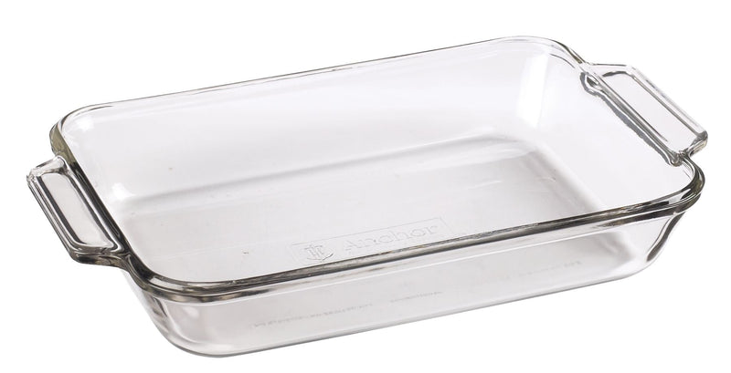 Anchor Hocking Oven Originals Glass Rectangular Utility Dish, 2-L