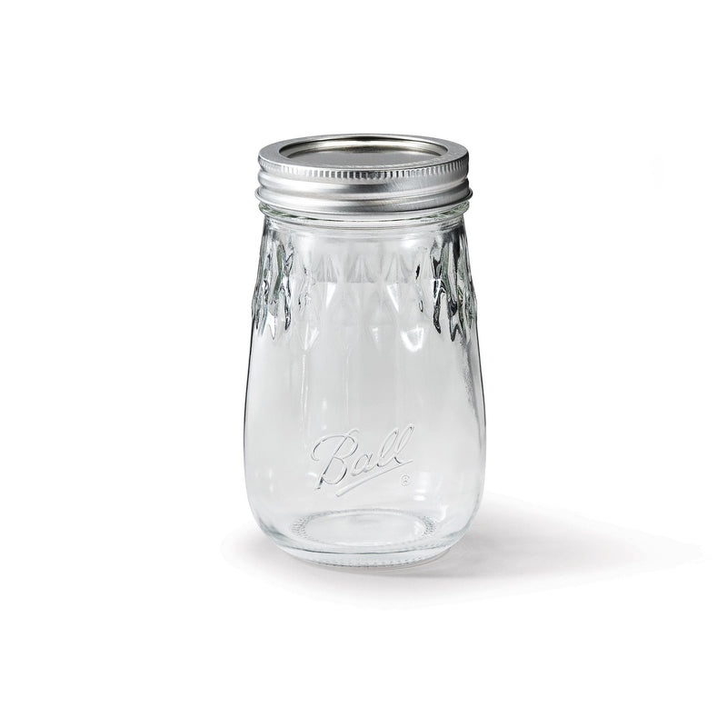 Ball Regular Mouth Pint Flute, 16-oz/473-mL, BPA-free, 4-pk