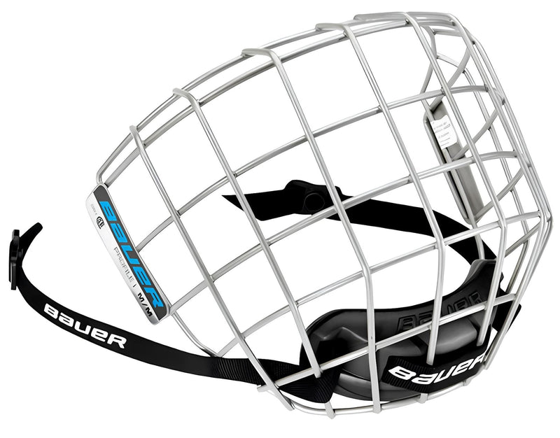 Bauer Profile I Hockey Helmet Cage/Face Mask, Junior/Senior, Silver, Assorted Sizes
