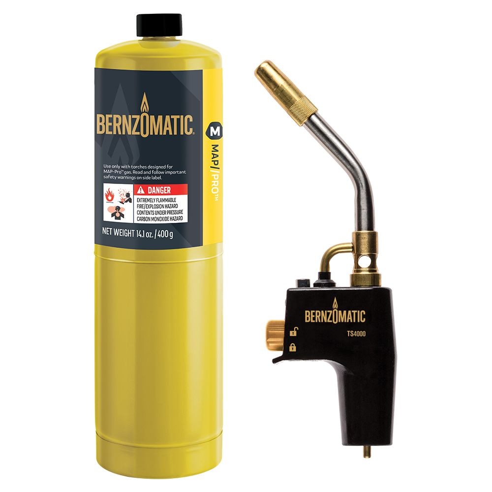 Bernzomatic TS4000 MAP-Pro High-Heat Propane Torch Kit, 400-g