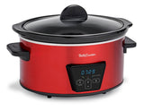 Betty Crocker Digital Programmable Slow Cooker with Tempered Glass Lid, 5-qt