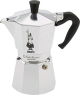 Bialetti Moka Pot with Ergonomic Anti-Scale Handle, 6-Cup