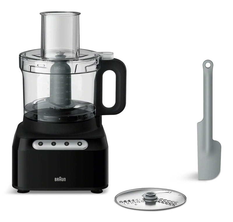 Braun 8-Cup (1.9 L) Food Processor, 550W Motor, Black