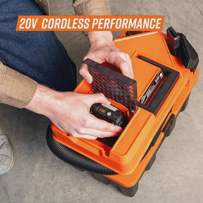 Armor All 2.5-Gallon 20V Cordless Wet Dry Vacuum C DVTB202 0902