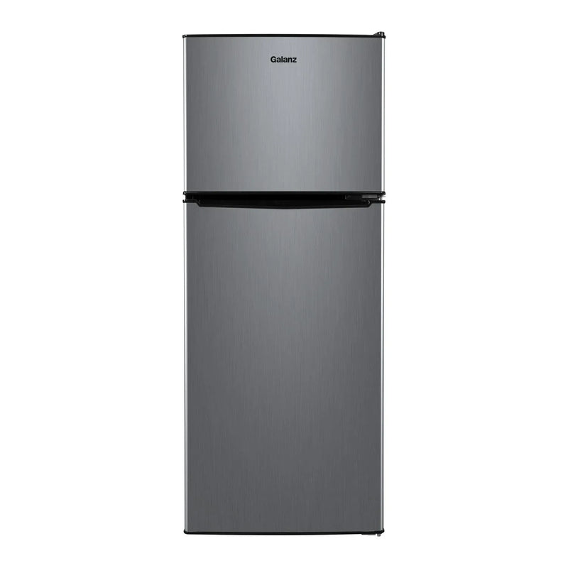 4.6. Cu ft Two Door Mini Refrigerator with Freezer, Stainless Steel