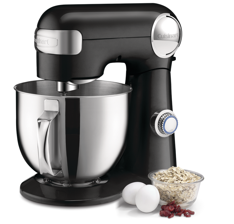 Cuisinart Precision Master Tilt-Head Stand Mixer with 12 Speeds, Black, 5.5qt