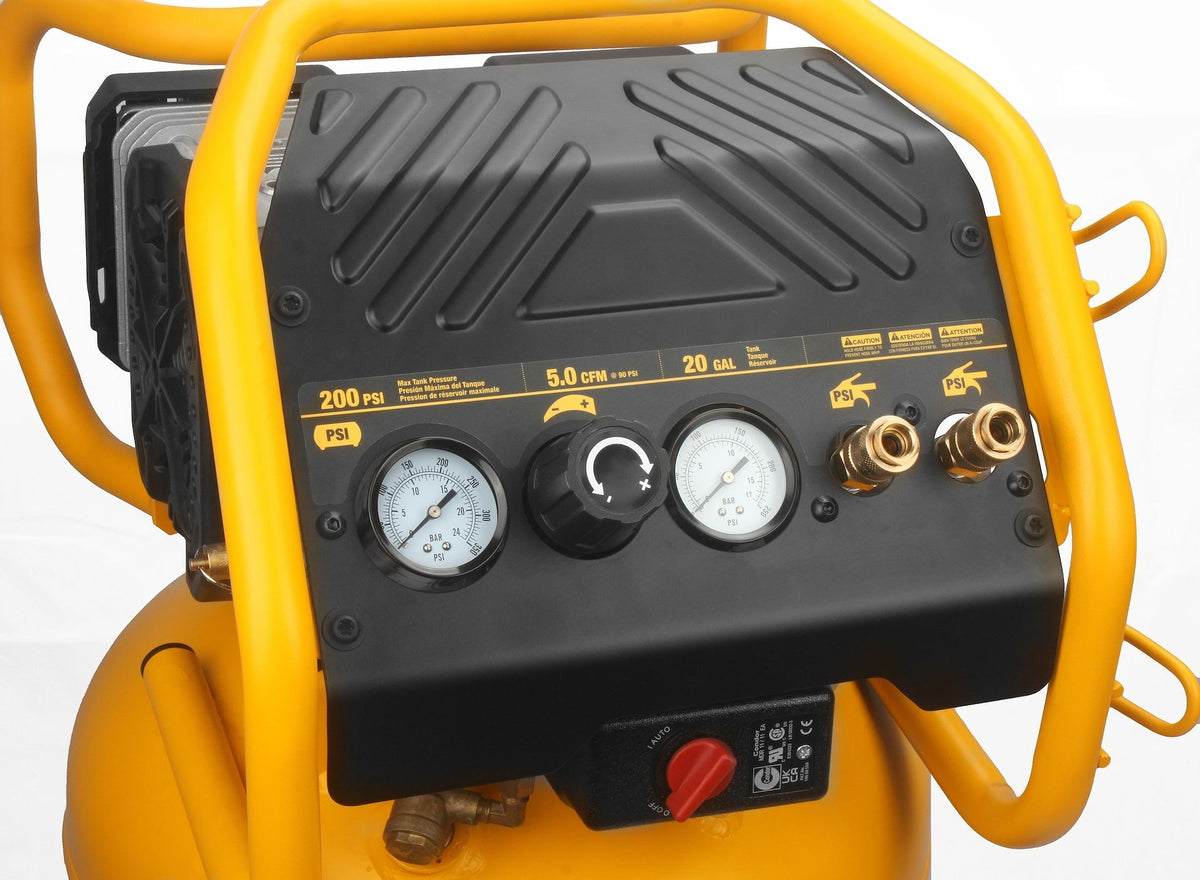 DEWALT 20-Gallon 2-Stage XTREME Quiet Oil-Free Compressor, 200 PSI