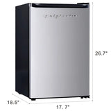 Frigidaire 19 in. 2.5 cu ft. Stainless Steel Look Compact Refrigerator with Reversible Door