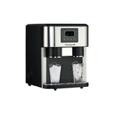 Frigidaire 3-in-1 Compact Countertop Water Dispenser & Ice Maker with LED Display, 33-lb Ice/Day, Stainless Steel