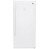 GE White 29 in 14.1 cu. ft. Frost-free Upright Freezer