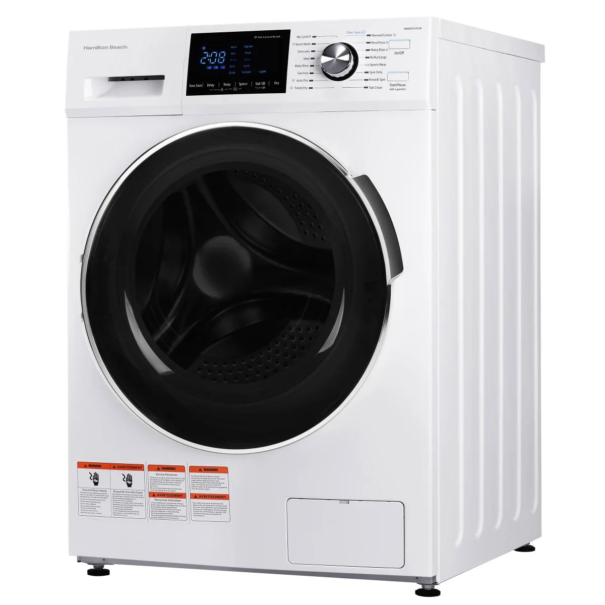 Hamilton Beach 24 in. 3.1 cu. ft. All-in-one Ventless Washer Dryer Combo