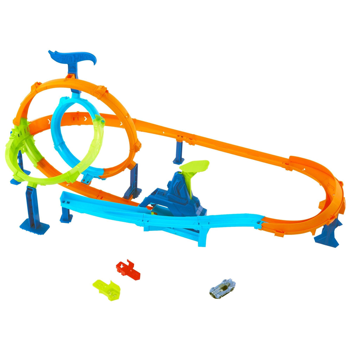 Hot Wheels Rapid Launch and Loops Car Set
