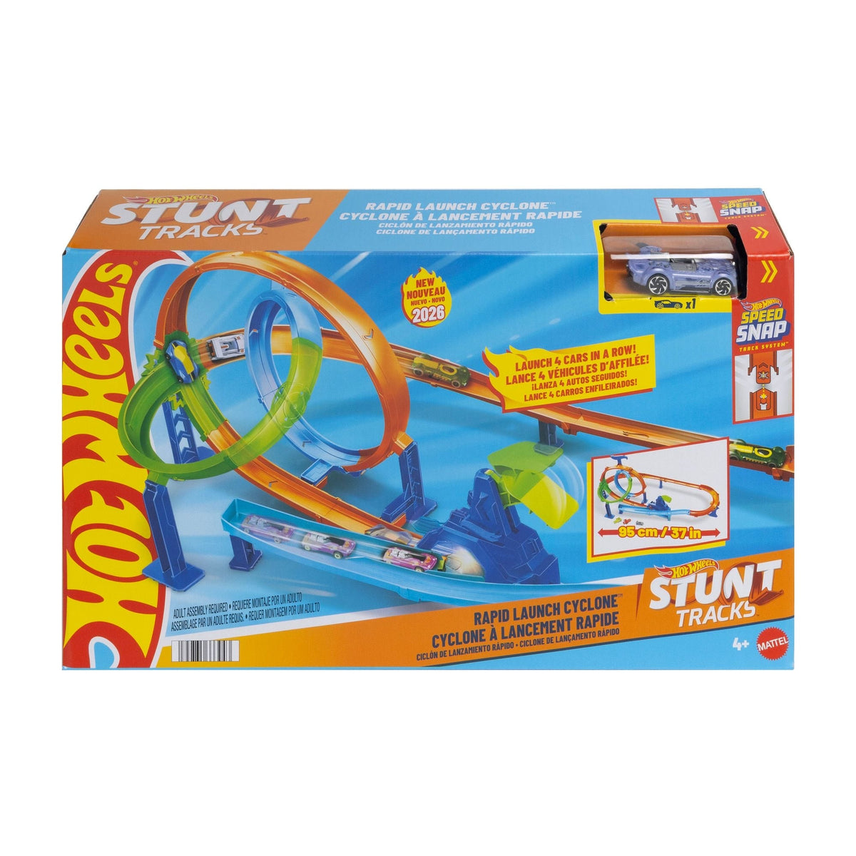 Hot Wheels Rapid Launch and Loops Car Set