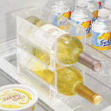 iDesign Fridge & Freezer Stackable Wine Holder Bin