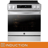 Kenmore 30 in. 5 cu ft. Stainless Steel Digital Control Induction Range with True Convection and Air Fry